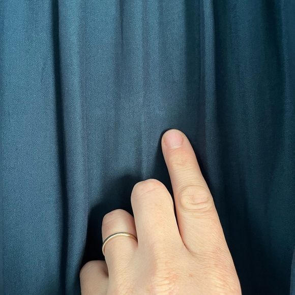 Maeve Anthropologie Ingrid Velvet Tunic Dress Navy mini XS - Picture 7 of 7